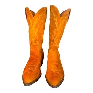 Lucchese 1883 suede cowboy boots